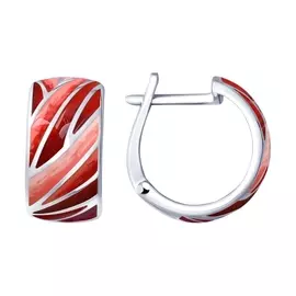 Серьги Эмаль