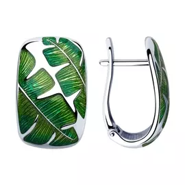 Серьги Эмаль