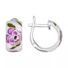 Серьги Эмаль