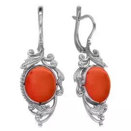 Серьги Коралл