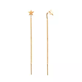 Серьги-протяжки из красного золота 20-1287-11-00