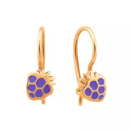 Серьги ягодки 20-2247-11-82