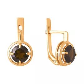 Серьги Раух-топаз