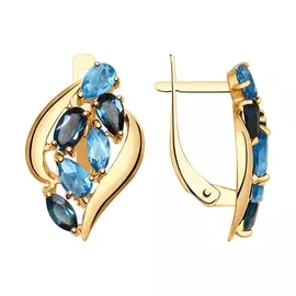 Серьги Топаз