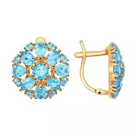 Серьги Топаз