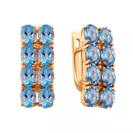 Серьги Топаз