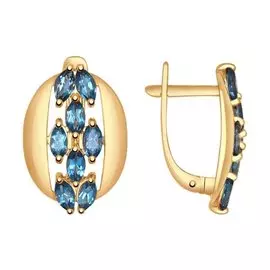 Серьги Топаз