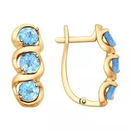 Серьги Топаз