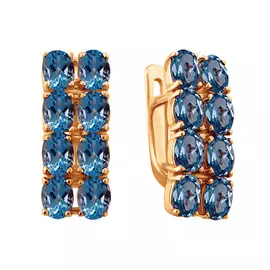 Серьги Топаз Лондон