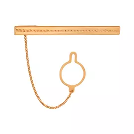 Зажим для галстука из красного золота 017009