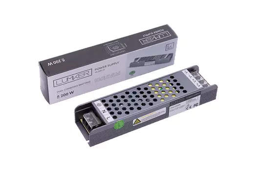 Блок питания для светодиодной ленты YA LUX YA-200-24 00-00002834