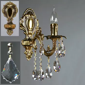 Бра Ambiente GRANADA 2118/1 PB New Leaf