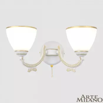 Бра Arte Milano 342837/2W WT+G