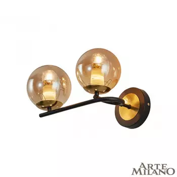 Бра Arte Milano Neapolis 273708/2B BK/GD