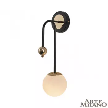 Бра Arte Milano Neapolis 274307/1B BK/GD
