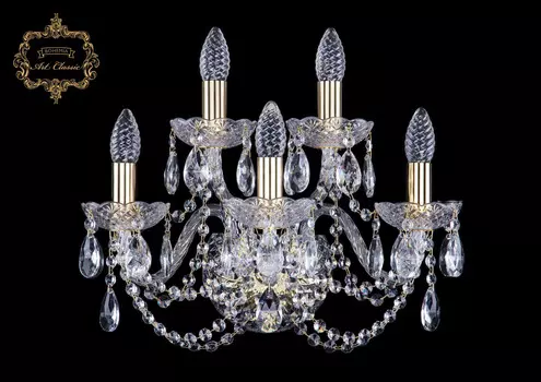 Бра Bohemia Art Classic 10.11.3+2.165.Gd.Sp