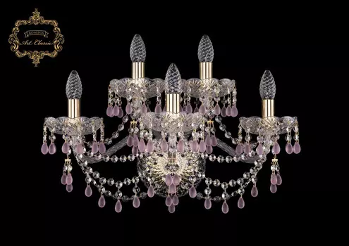 Бра Bohemia Art Classic 10.24.3+2.200.XL.Gd.V7010