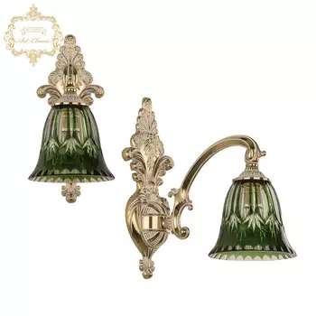 Бра Bohemia Art Classic 30.209B14.1.175.GW.P2.D.Clear-Green.H-1I