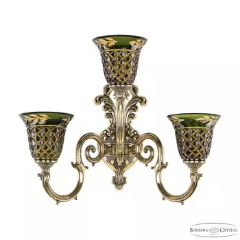 Бра Bohemia Ivele 7203B14/2+1/175 GB P2 U Amber-Green/H-1J