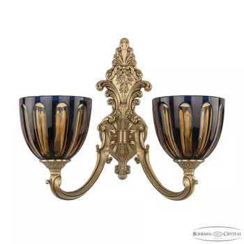 Бра Bohemia Ivele 7209B14/2/175 FP P1 U Amber-Blue/H-1H