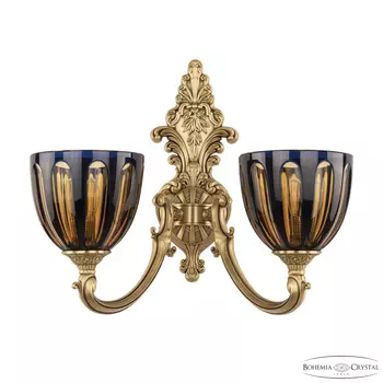Бра Bohemia Ivele 7209B15/2/175 FP P1 U Amber-Blue/H-1H