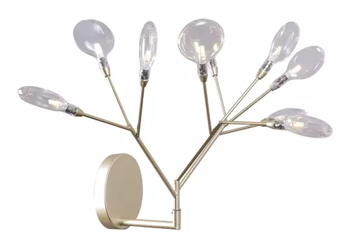 Бра Crystallux EVITA EVITA AP9 GOLD/TRANSPARENT