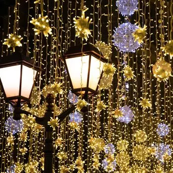 Гирлянда нить 100 LED, 10м, белый a044071