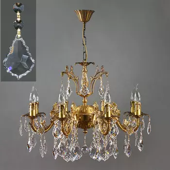 Хрустальная люстра Ambiente Ambient 2118/8 AB Leaf crystal