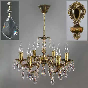 Хрустальная люстра Ambiente Ambient 2226/6 PB New Leaf