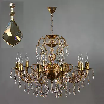 Хрустальная люстра Ambiente Ambient 8888/10 AB Honey Leaf