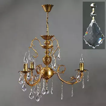 Хрустальная люстра Ambiente Ambient 8888/3 AB New Leaf