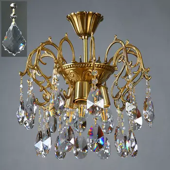 Хрустальная люстра Ambiente Ambient 8888/3 PL AB New Leaf