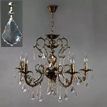 Хрустальная люстра Ambiente Ambient 8888/5 PB New Leaf