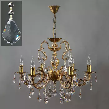 Хрустальная люстра Ambiente Ambient 8888/6 AB New Leaf