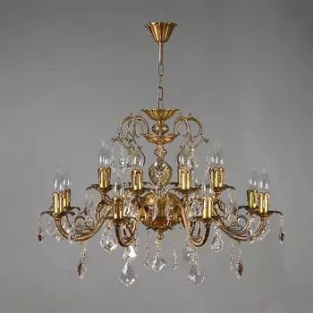 Хрустальная люстра Ambiente Ambient 8888/8+8 AB Leaf Crystal