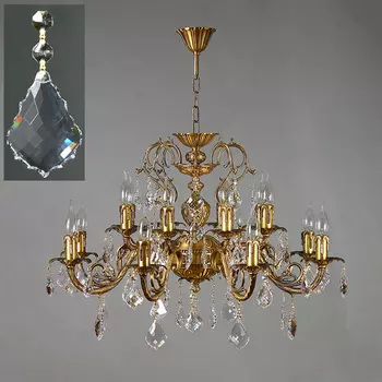 Хрустальная люстра Ambiente Ambient 8888/8+8 AB New Leaf