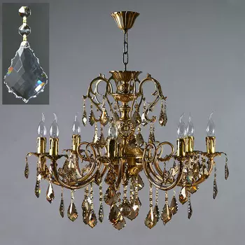 Хрустальная люстра Ambiente Ambient 8888/8 AB New Leaf