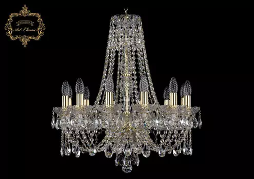 Хрустальная люстра Bohemia Art Classic 11.21.12.200.h-63.Gd.Sp