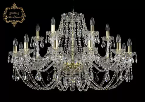 Хрустальная люстра Bohemia Art Classic 11.21.12+6.360.Gd.Sp