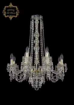 Хрустальная люстра Bohemia Art Classic 11.23.8+4.220.h-80.Gd.Dr