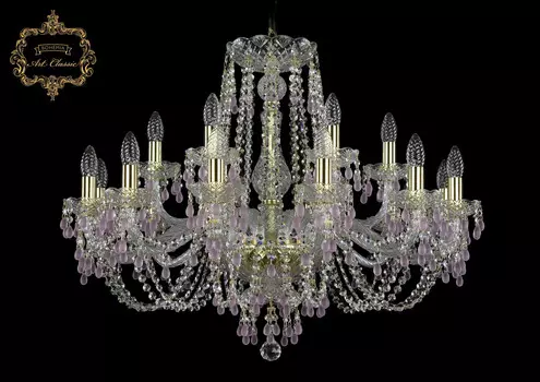 Хрустальная люстра Bohemia Art Classic 11.24.12+6.300.Gd.V7010