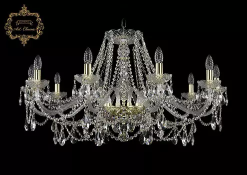 Хрустальная люстра Bohemia Art Classic 11.25.10.360.Gd.Sp