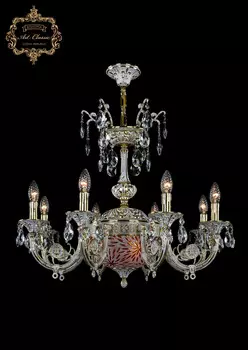 Хрустальная люстра Bohemia Art Classic 31.12.8.KR175SP.250IT.GW.Sp.Amber.White.1A