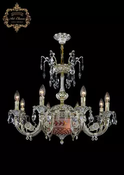 Хрустальная люстра Bohemia Art Classic 31.12.8.KR175SP.250IT.GW.Sp.Amber.White.1B