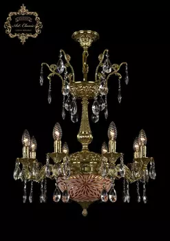 Хрустальная люстра Bohemia Art Classic 31.19.8.CK125SP.250SP.G.Sp.Amber.White.1A