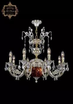 Хрустальная люстра Bohemia Art Classic 31.22.8.KR175SP.250IT.GW.Sp.Amber.1A