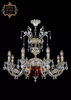 Хрустальная люстра Bohemia Art Classic 31.22.8.KR175SP.250IT.GW.Sp.Amber.1B
