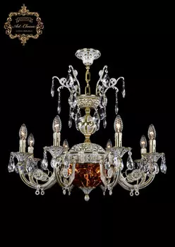 Хрустальная люстра Bohemia Art Classic 31.22.8.KR175SP.250IT.GW.Sp.Amber.1E