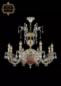 Хрустальная люстра Bohemia Art Classic 31.22.8.KR175SP.250IT.GW.Sp.Amber.White.1B