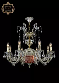Хрустальная люстра Bohemia Art Classic 31.22.8.KR175SP.250IT.GW.Sp.Amber.White.1D